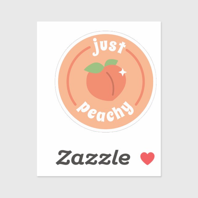 Just Peachy  Sticker (Sheet)