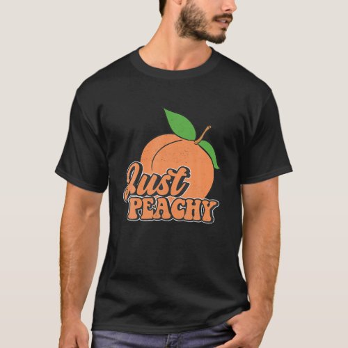 Just Peachy T Women Men Retro 70S Peaches Summer F T_Shirt