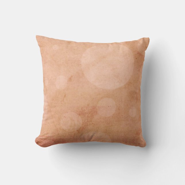 Just Peachy Throw Pillow (Front)