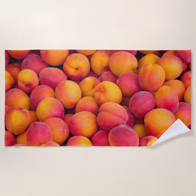 Just Peachy Tote Bag Beach Towel (Front)