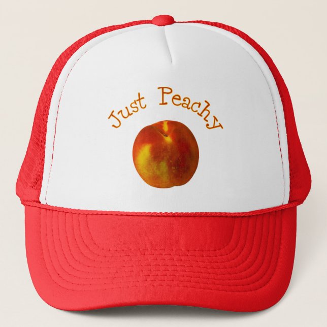 Just Peachy Trucker Hat (Front)