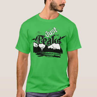 Just Peaks Mountain Graffiti Street Art girl T-Shirt