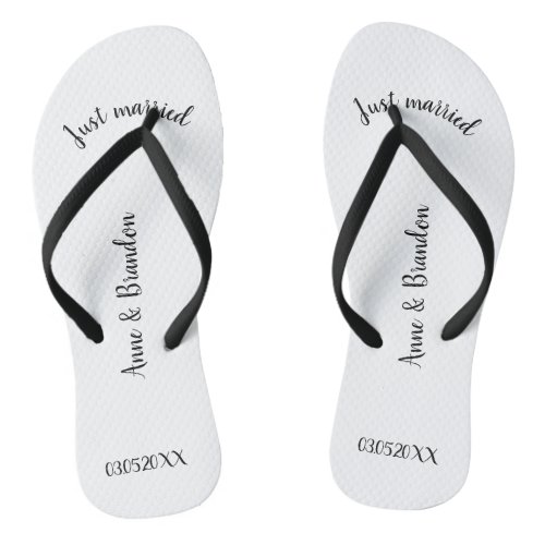 just personalizable flip flops