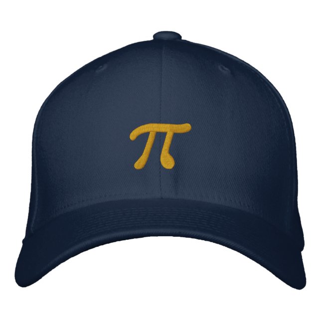 Just Pi Embroidered Baseball Hat (Front)