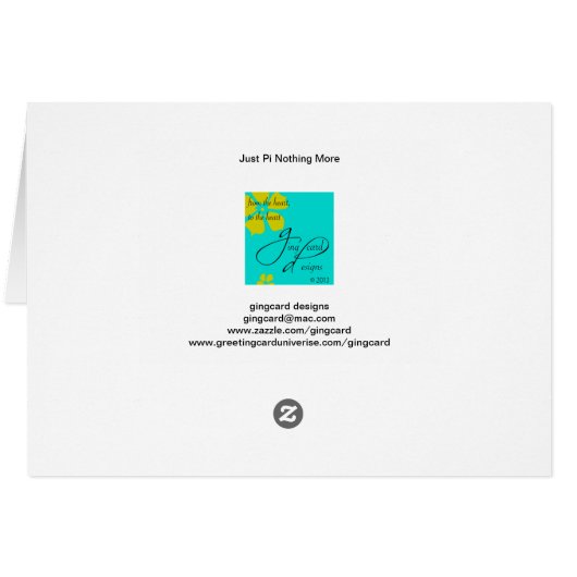 Just Pi, Nothing More (Back Horizontal)