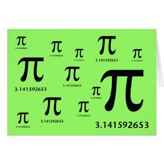 Just Pi, Nothing More Cards (Front Horizontal)