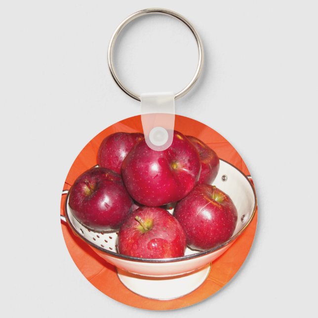Just Picked Apples Keychain (Front)