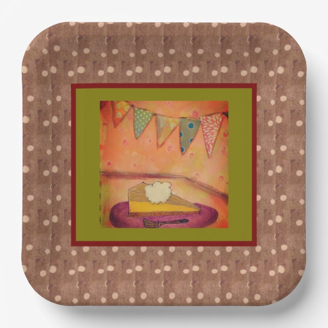 Just Pie  Paper Plates (Front)