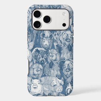 just pigs cobalt denim iPhone 17 pro max case