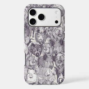 just pigs mulberry strong white iPhone 17 pro max case