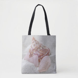 Just pink sea glass - tote bag