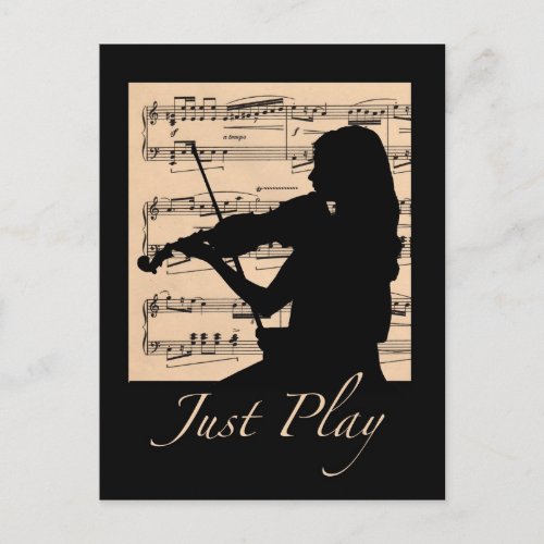 Just Play Postcard