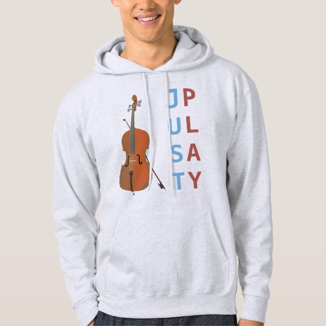 Just Play the Cello Hoodie (Front)