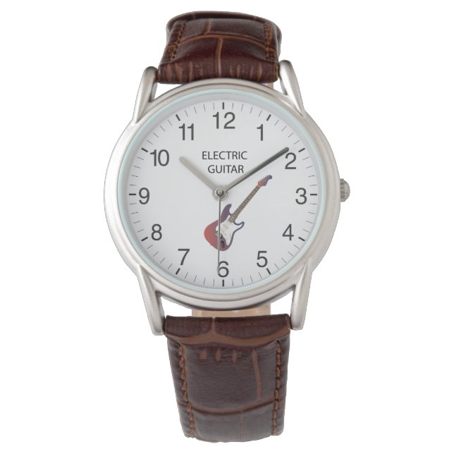 Just Play the Electric Guitar Watch (Front)