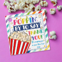just popping by to say thanks popcorn volunteer