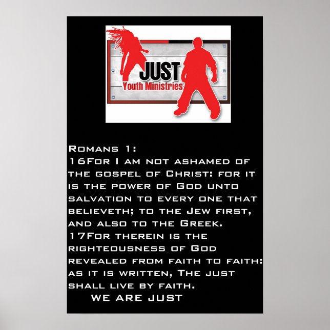 "JUST" Poster (Front)