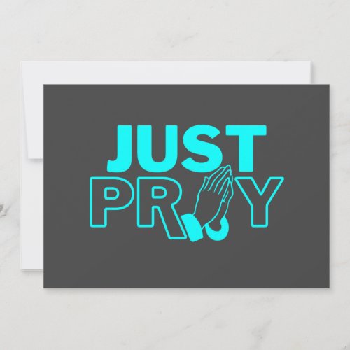 Just Pray Invitation