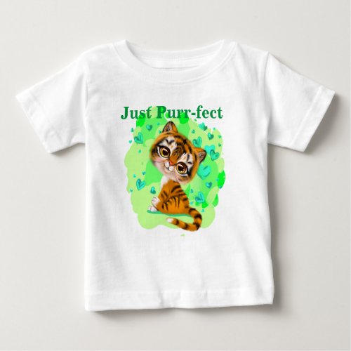 Just Purr_fect Kitty  Baby T_Shirt