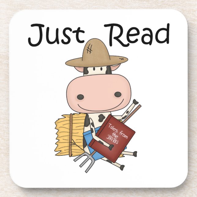 Just Read Coaster (Front)