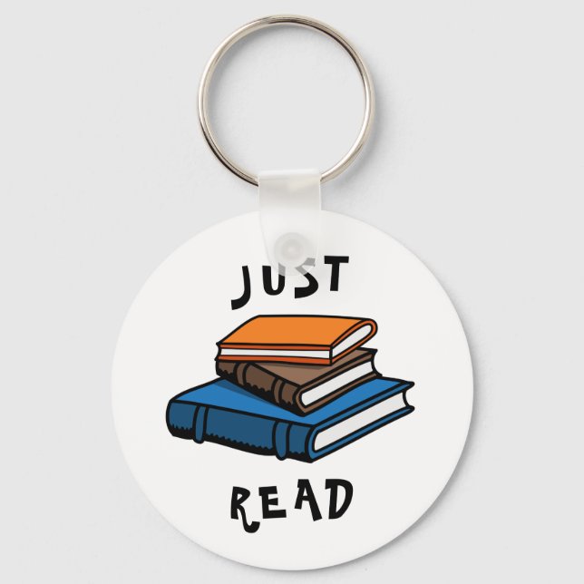 Just Read Keychain (Front)