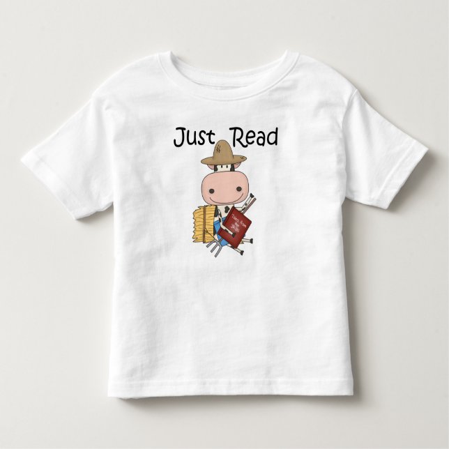 Just Read Toddler T-shirt (Front)