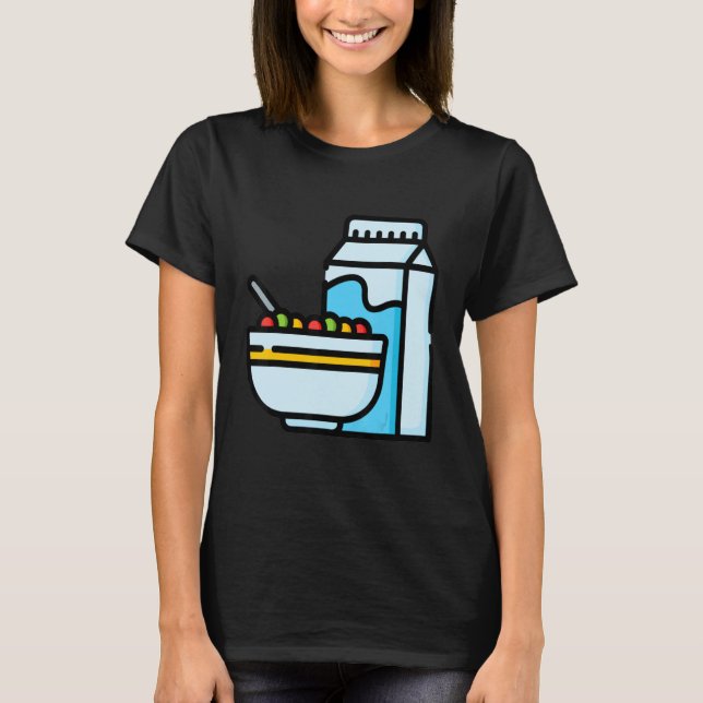Just Really Like Breakfast Cereal OK Cereal 5 T-Shirt (Front)