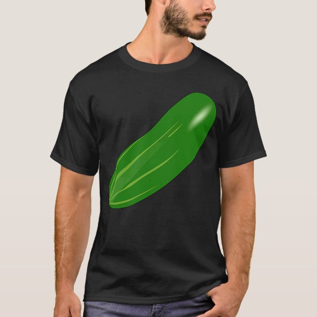 Just Really Like Cucumbers Cucumber Pickle Vegetab T-Shirt (Front)
