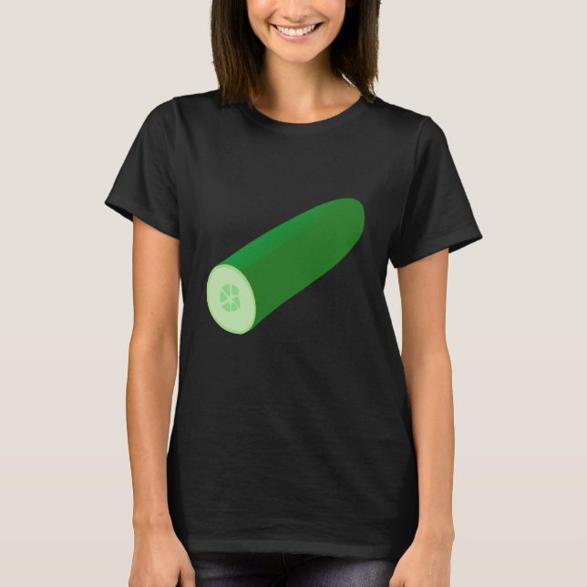 Just Really Like Cucumbers Cucumber Pickle Vegetab T-Shirt (Front)