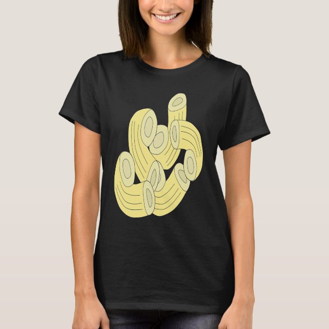 Just Really Like Pasta Macaroni Noodle Noodles T-Shirt (Front)