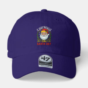 Just Really Like Santa Ok Christmas Claus Holly Wr 47 Brand Hat