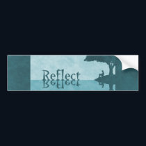 Just Reflect Bumper Sticker