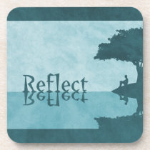 Just Reflect Cork Coaster