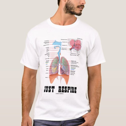 Just Respire Respiratory System T_Shirt