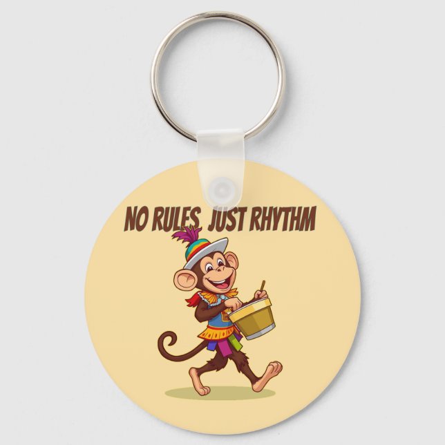 Just Rhythm Keychain (Front)