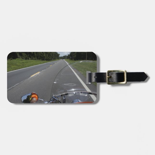 Just Ride Luggage Tag (Front Horizontal)