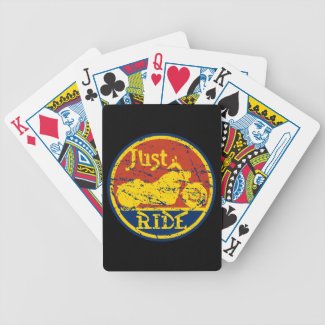 Just Ride Motorcycles Playing Cards Deck