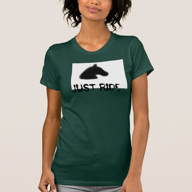 "Just Ride" Racer-Back Tank (Front)