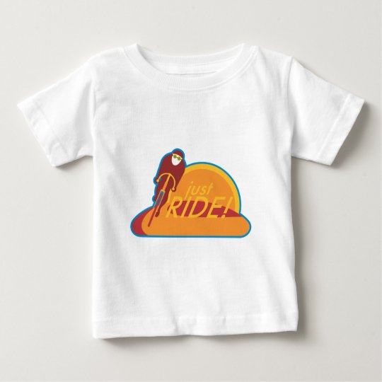 Just Ride Sunrise Variable Border.ai Baby T-Shirt