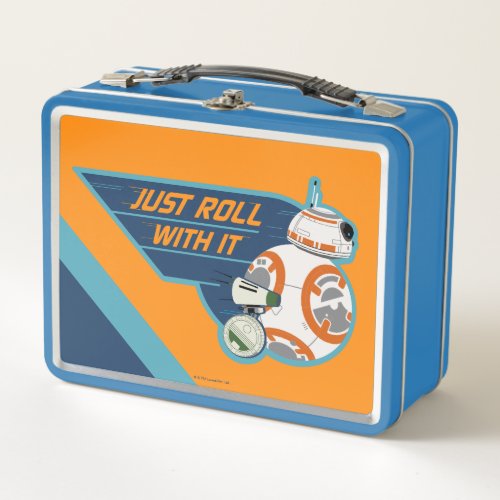 Just Roll With It BB_8  D_O Graphic Metal Lunch Box
