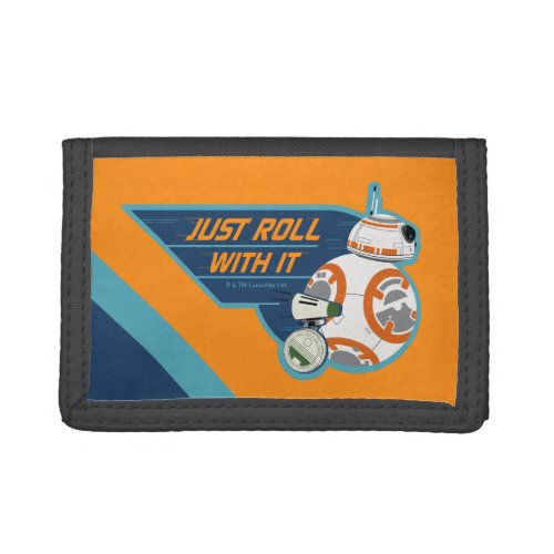 Just Roll With It BB_8  D_O Graphic Trifold Wallet