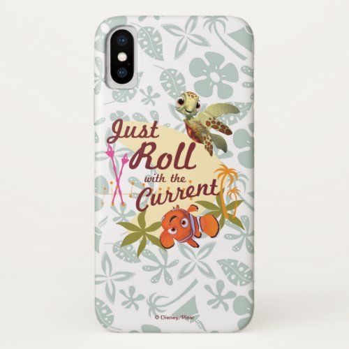 Just Roll with the Current iPhone X Case