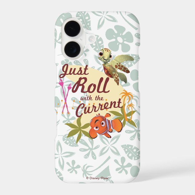 Just Roll with the Current Iphone Case (Back)
