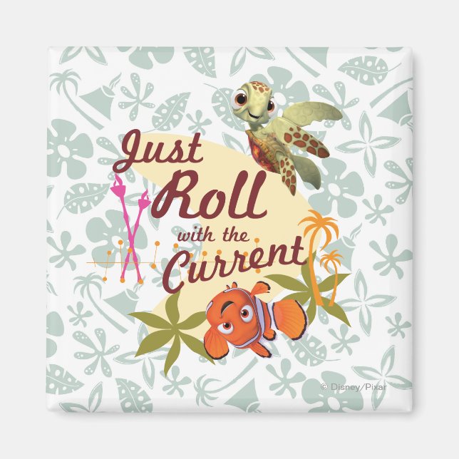 Just Roll with the Current Magnet (Front)