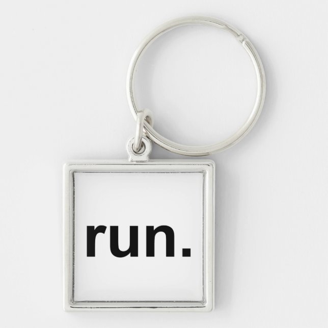 Just Run Keychain (Front)