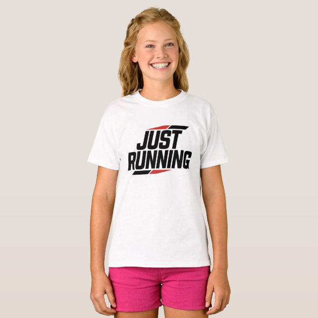Just Running for Sportsman T-Shirt (Front Full)