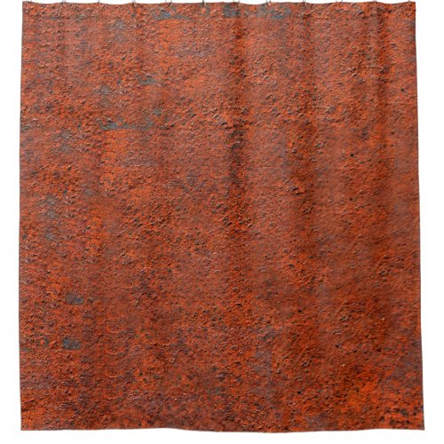 Just rust rust rusted iron metal shower curtain