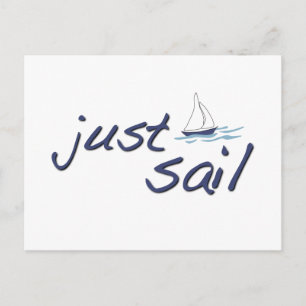 Just Sail Postcard