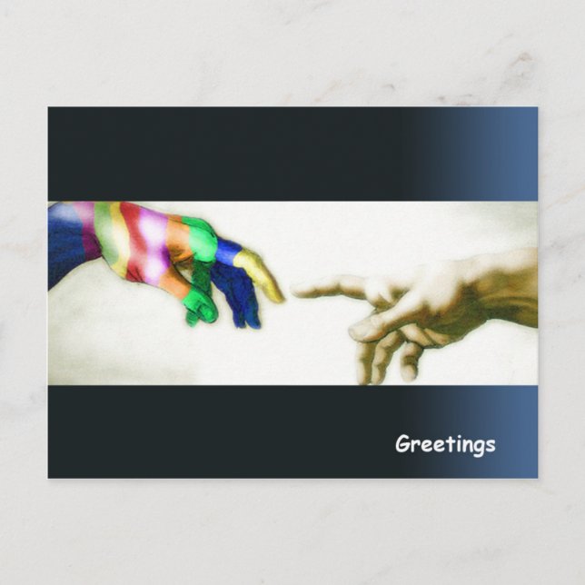 Just say Hello Postcard (Front)