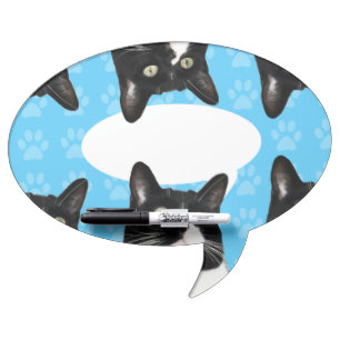 Just Say It Triple Cute Kitty Photo Fun Design Dry-Erase Board