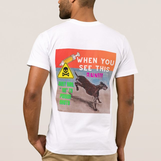 just say no! horse kicking T-Shirt (Back)
